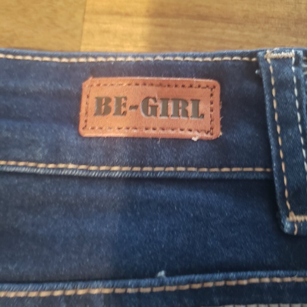 Be Girl Midi Denim Skirt SZ L - Picture 5 of 5